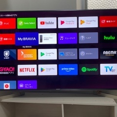 【美品】SONY 49インチ 4Kスマートテレビ KJ-49X9000Fの画像