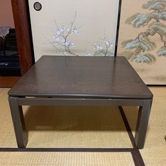 正方形75センチ両面テーブルこたつ　日立製の画像