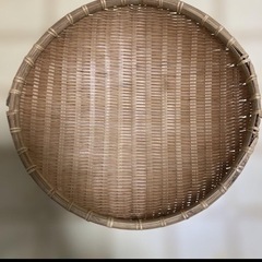 竹籠 竹ざる2点セットの画像