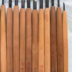 鎌倉彫用彫刻刀19本の画像