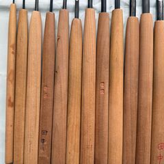 鎌倉彫用彫刻刀19本の画像