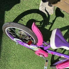 女の子用　子供自転車の画像
