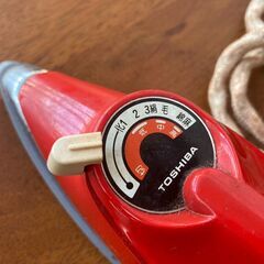 東芝裁縫コテ　コテ　アイロン　裁縫　TOSHIBA　東芝　SAI-105　昭和　レトロ　昭和レトロの画像