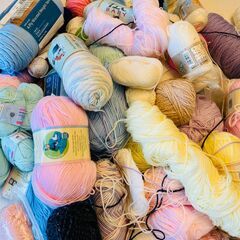 毛糸まとめ売りの画像