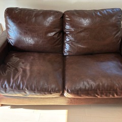 unico ソファ　ダークブラウンの画像