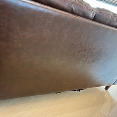 unico ソファ　ダークブラウンの画像