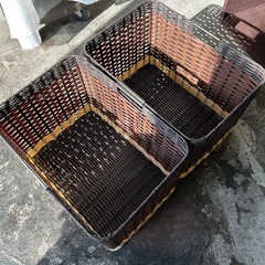 アイリスオーヤマ カラーボックス、バスケット2個 セットの画像