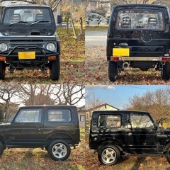 超格安!! 早い者勝ち!! 福島発!! スズキ ジムニー JA11 HC 5速マニュアル MT 社外パーツ多数 リフトアップ エアコン パワステ SJ30 JA71 JA12 JA22 JB23 JB64の画像
