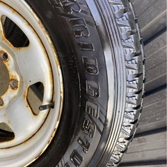 215/80R16 スタッドレスホイール付き4本セットの画像