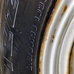 215/80R16 スタッドレスホイール付き4本セットの画像