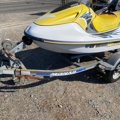 水上バイク ヤマハ MJ-760GP トレーラーセット の画像