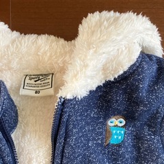 モコモコアウター 80㎝の画像