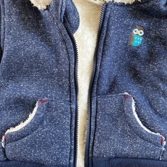 モコモコアウター 80㎝の画像