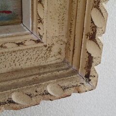 油絵　バラ　静物画　額外76x89cmの画像