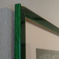 印刷絵画　睡蓮　額外73x81cmの画像