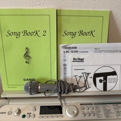 電子ピアノ+スタンド+マイク　の画像