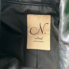 レザージャケット　ダッフルコートの画像