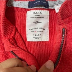 ZARA ニットブルゾン　2枚セット　の画像