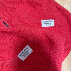 ZARA ニットブルゾン　2枚セット　の画像