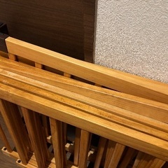 ベビーサークル　木製の画像