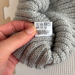 赤ちゃん帽子　ニット帽　サイズ42〜46の画像