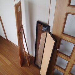 スタンドミラー　全身鏡　立て鏡　姿見　３枚の画像