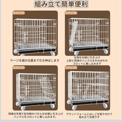 猫ちゃん お迎えセット猫 ケージと猫砂の画像