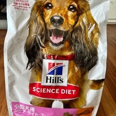 犬のえさ ヒルズ　サイエンスダイエットシニアライト＆トイレシートの画像