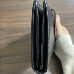 セリーヌ　ラージストラップ 二つ折り長財布 レザーの画像