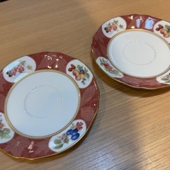 A7149【ノリタケ】フルーツモノグラム カップ＆ソーサー 2客の画像