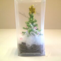 【ハンドメイド】ミニミニツリー①の画像