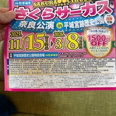 サーカスチケットの画像