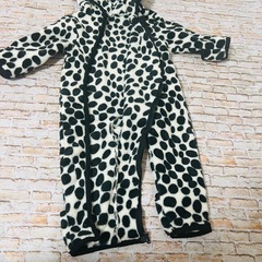 【いぬ・ダルメシアン柄】着ぐるみロンパース　カバーオール　なりきり90の画像