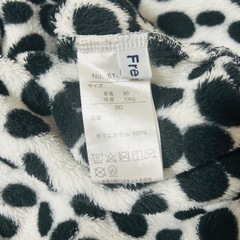 【いぬ・ダルメシアン柄】着ぐるみロンパース　カバーオール　なりきり90の画像