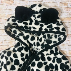 【いぬ・ダルメシアン柄】着ぐるみロンパース　カバーオール　なりきり90の画像