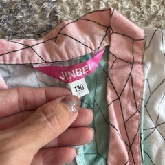 甚平　鬼滅の刃の柄の画像