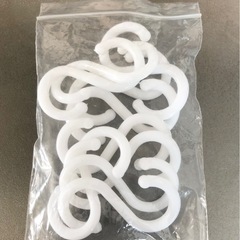S字フック(プラスチック)の画像