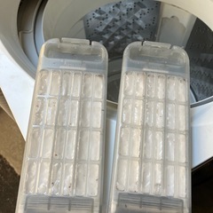 O 2511-329 Panasonic 全自動電気洗濯機 NA-F8AE9 8kg 2021年製 ※排水ホース側面に穴あきあり 2021年製 付属品あり 動作確認済み 中古の画像