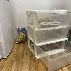 アイリスオーヤマ チェスト ワイド 3段の画像