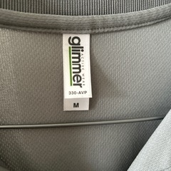 #glimmer グリマー #ポロシャツ 半袖 ドライ Mサイズ グレーの画像