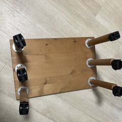 手作り　安定感のある小机　（中古）の画像