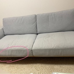 カリモク 2～3人がけソファの画像