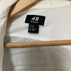 H&Mリラックスフィットシャツの画像