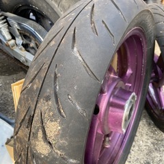 ☆ ★ EX250H ZZR250 前後タイヤホイールセット ★ ☆の画像