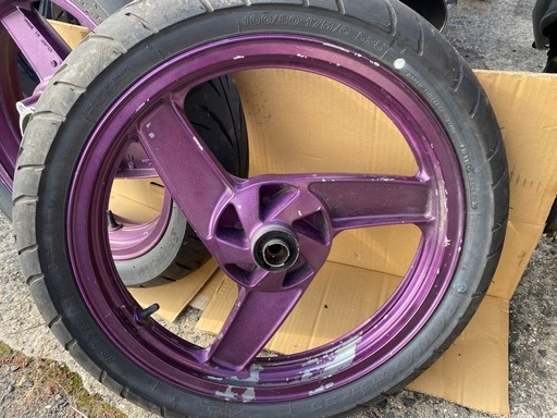 ☆ ★ EX250H ZZR250 前後タイヤホイールセット ★ ☆