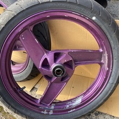 ☆ ★ EX250H ZZR250 前後タイヤホイールセット ★ ☆の画像