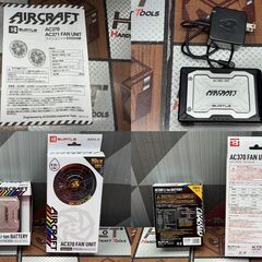 【中古】バートル BURTLE AC360/AC370 バッテリ/ファン セット【ハンズクラフト佐賀】の画像