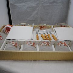 [1714J] 東洋玻璃器　ガラス製　リビングセットの画像