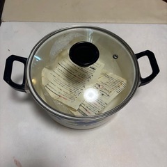 ホーロー両手鍋の画像