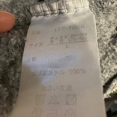 グレーパーカー Lサイズの画像
